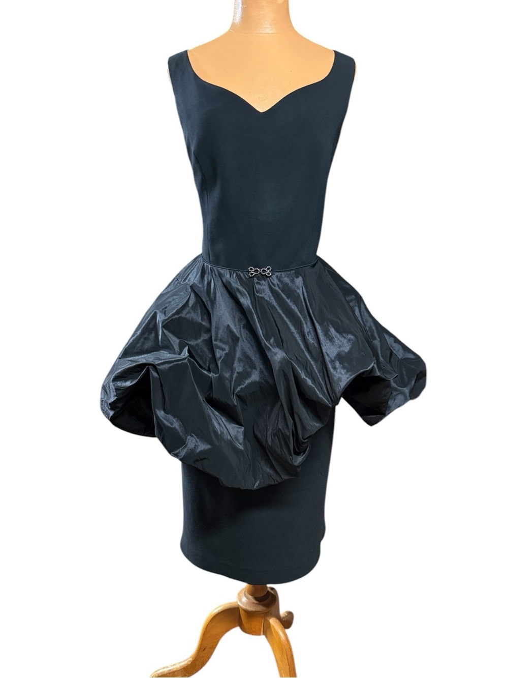 Rickie Freeman for Teri Jon, Asymmetrical Bubble Skirt Gown